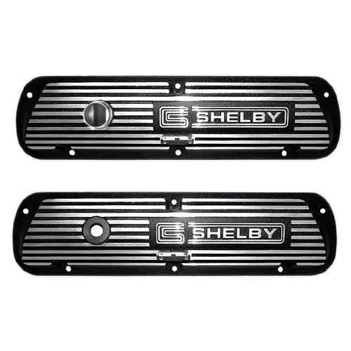 Ventildeckel Alu, Shelby, 289-351W, schwarz Ventildeckel Alu, Shelby, 289-351W, schwarz