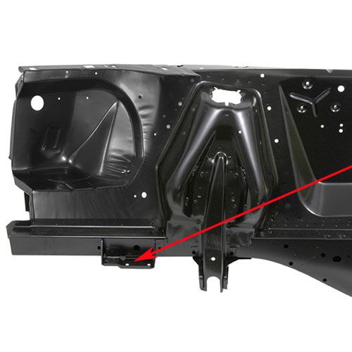 Haltewinkel für Stabilisator am vorderen Rahmen, 65-70, RH Haltewinkel für Stabilisator am vorderen Rahmen, 65-70, RH