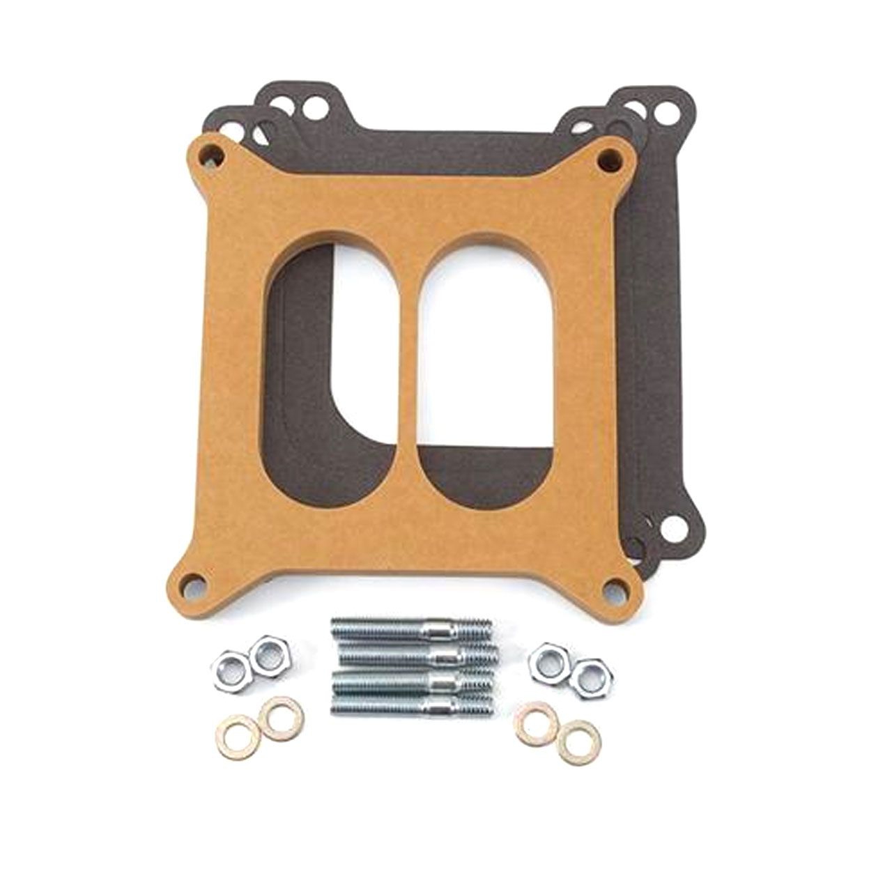 Distanzplatte Verbundstoff für 4V-Vergaser, 12,7mm, 65-73 Distanzplatte Verbundstoff für 4V-Vergaser, 12,7mm, 65-73