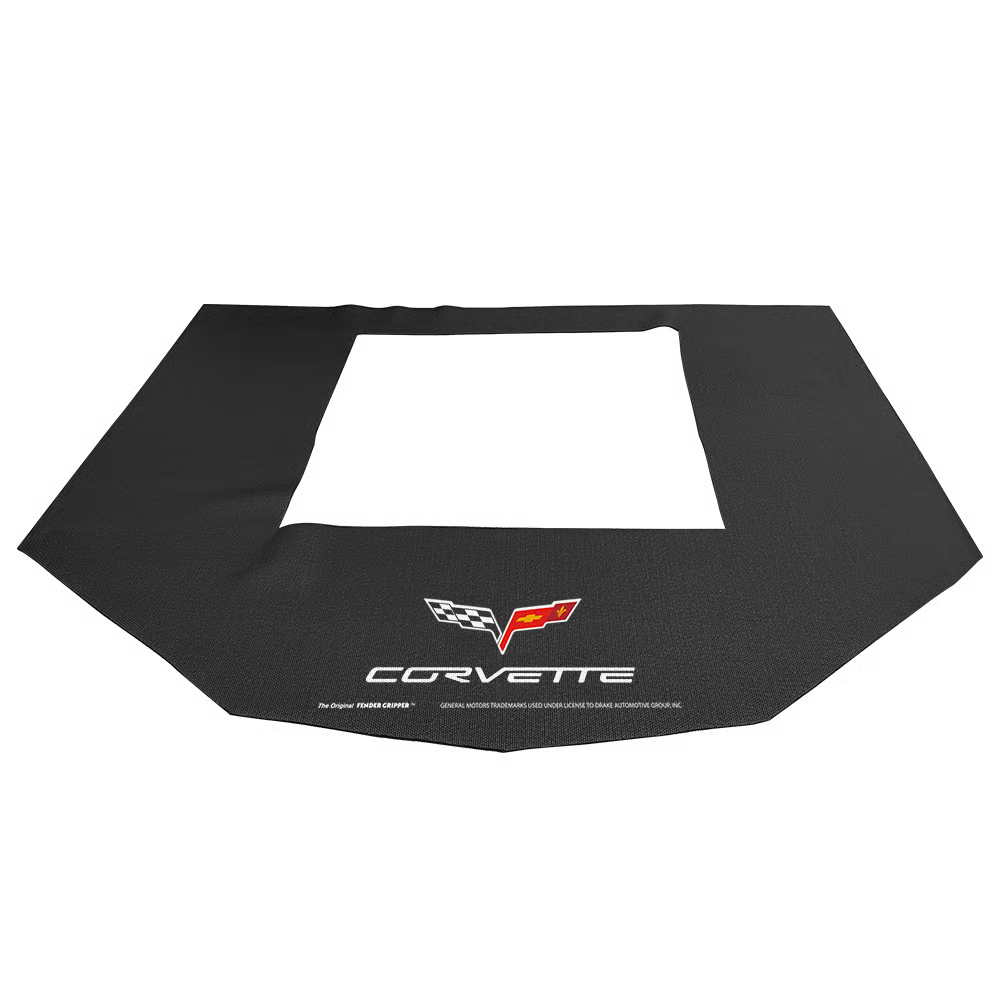 Kotflügelschoner Motorraum mit - Corvette C6 - Logo, Stück