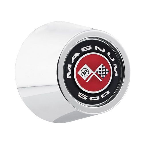 Nabenkappe mit "Magnum 500" Logo für Legendary Alufelgen, 65-73