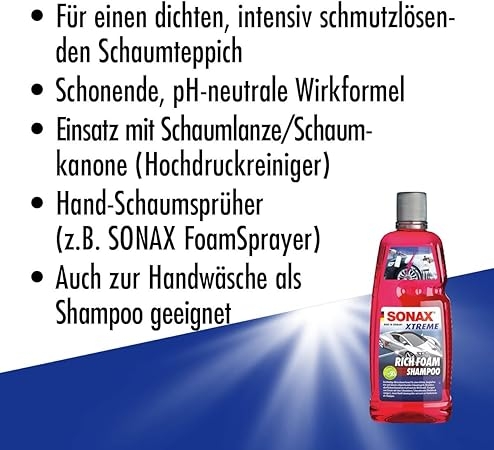 SONAX XTREME RichFoam Shampoo (1 Liter)