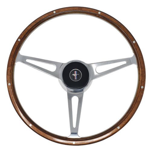 Lenkrad 3-Speichen "Shelby Style" mit Nabe in 15", 68-73 Lenkrad 3-Speichen "Shelby Style" mit Nabe in 15", 68-73