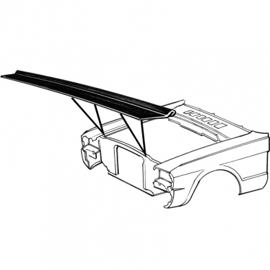 Dichtung Kühlerzwischenwand-Motorhaube, 65-70 Dichtung Kühlerzwischenwand-Motorhaube, 65-70