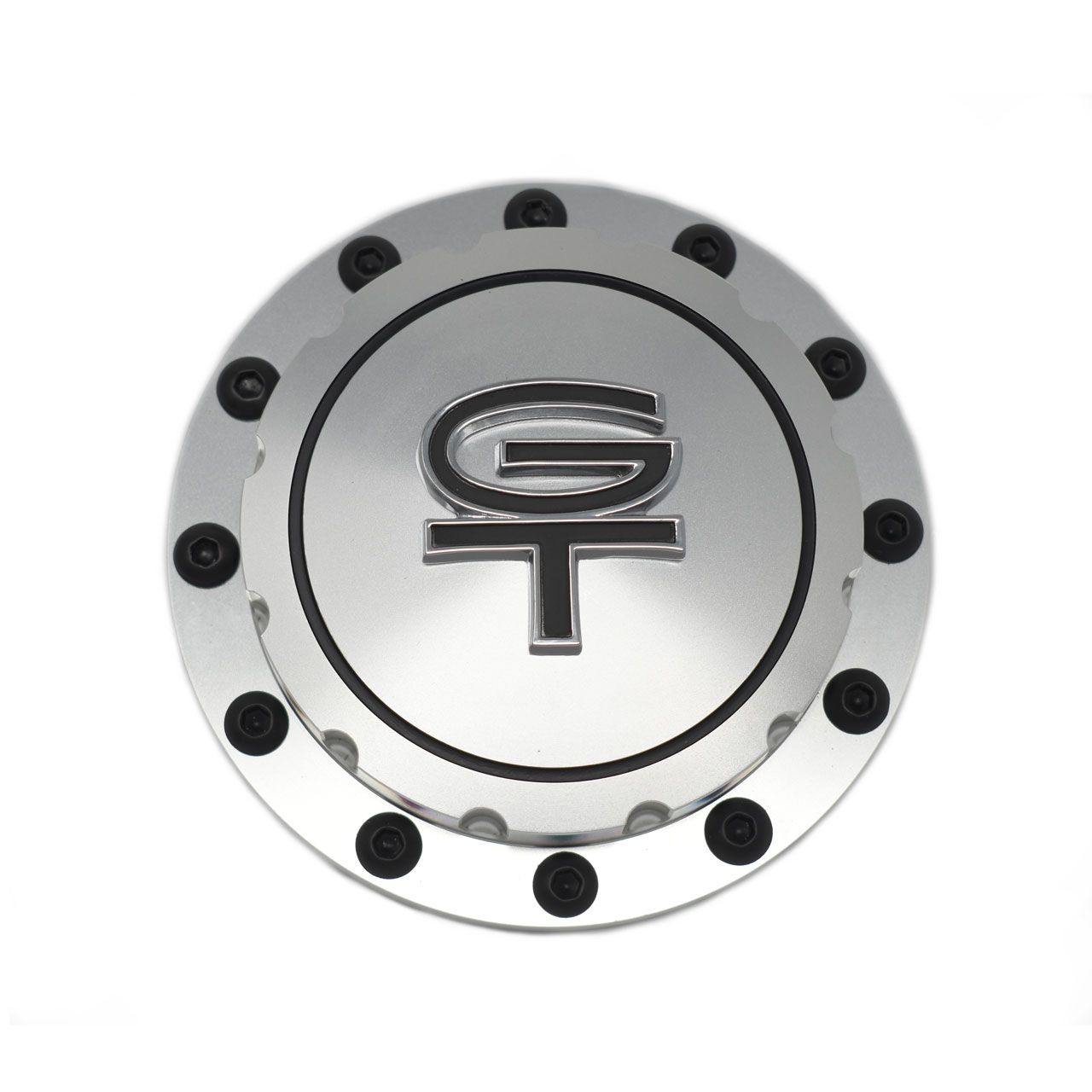 Tankverschluß, 64-73 Aluminium mit GT Logo Tankverschluß, 64-73 Aluminium mit GT Logo