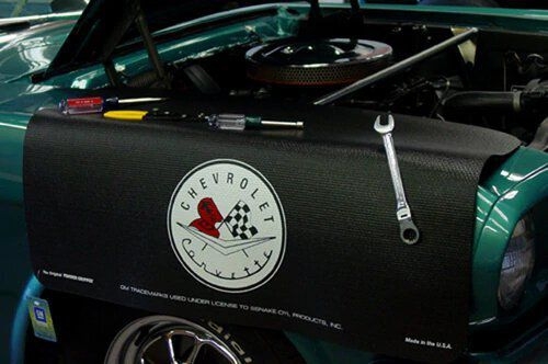 Kotflügelschoner mit - Corvette C1 - Logo, Stück