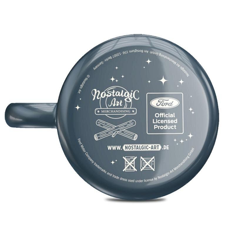 Emaille Tasse mit Ford Mustang Boss