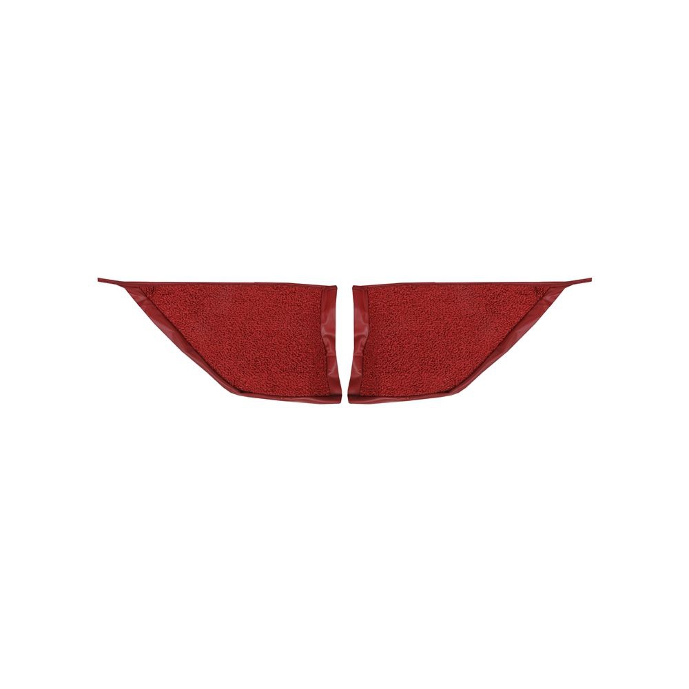 Teppichbezug Fußraumverkleidung, Coupe & Fastback, 65-68, Rot Teppichbezug Fußraumverkleidung, Coupe & Fastback, 65-68, Rot