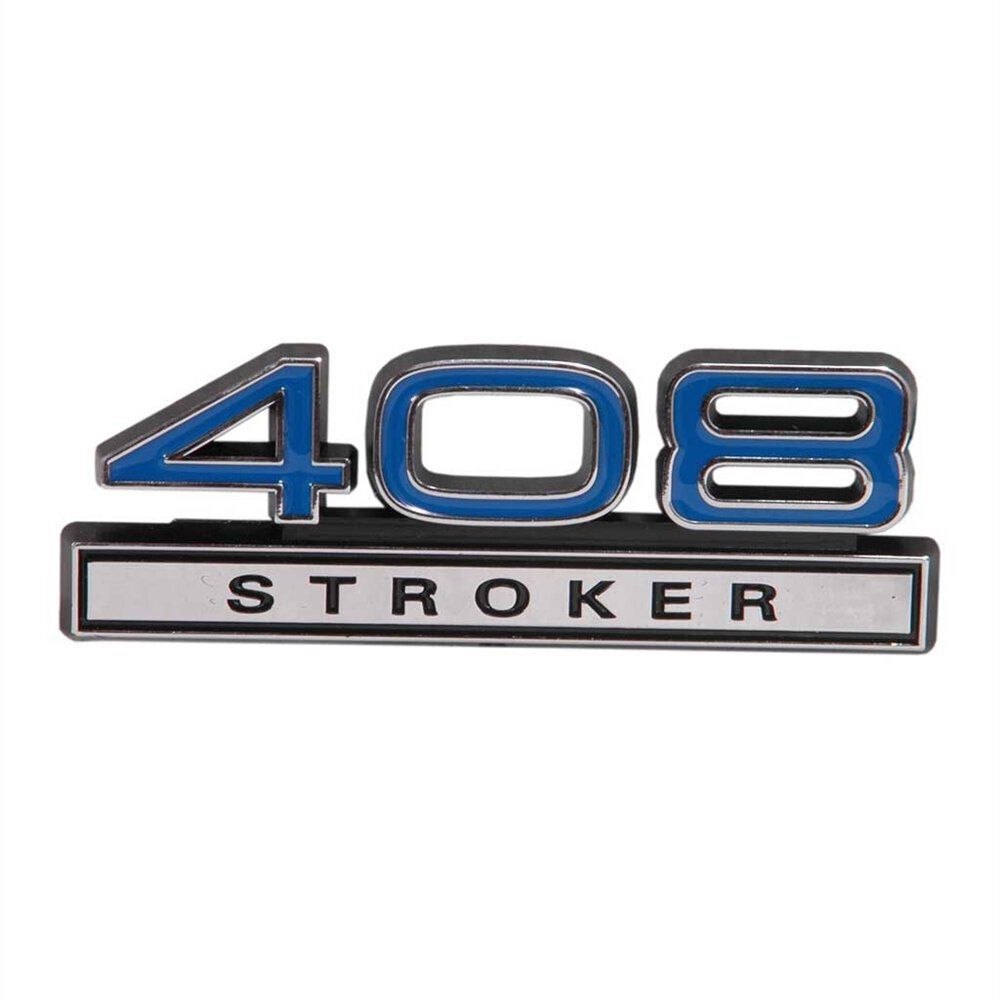 Emblem 408 Stroker, Blau