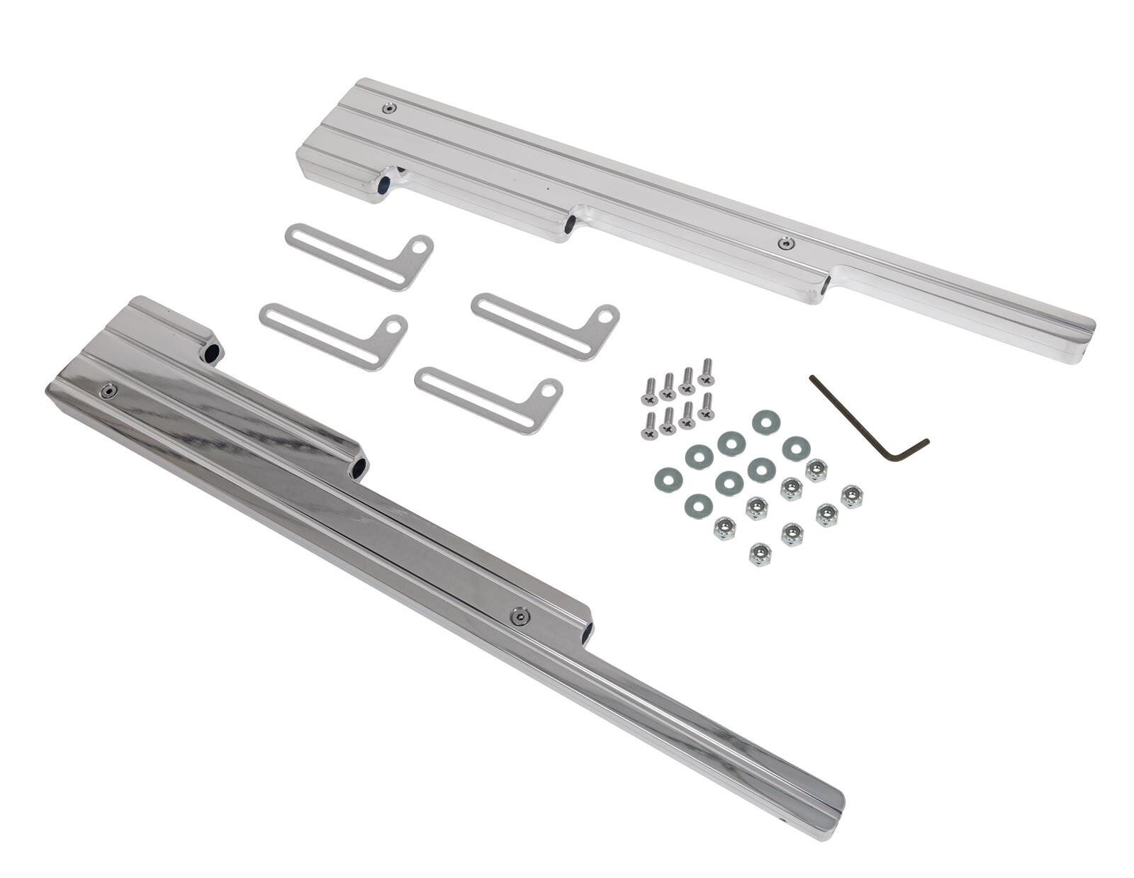 Zündkabelleisten Aluminium, Poliert