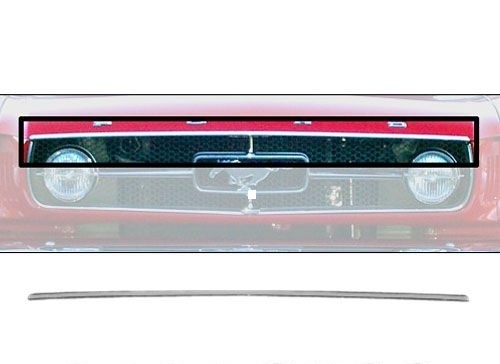 Zierleiste Motorhaube, 65-66, OEM