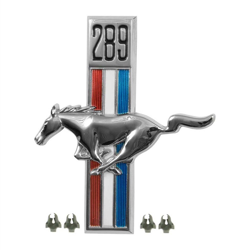 Kotflügelemblem 289, links, 67-68