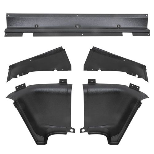 Heckverkleidung hinten, 65-66, Fastback