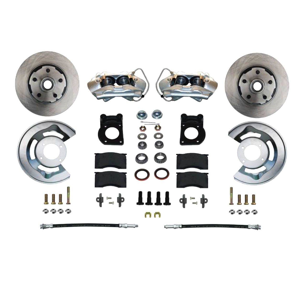 Bausatz Scheibenbremse, 65-66, V8, 4-Kolben-Zange Bausatz Scheibenbremse, 65-66, V8, 4-Kolben-Zange