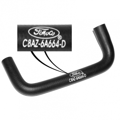 Formschlauch VDD-PCV-Entlüftung, 68-70 alle 390 & 428, OEM Formschlauch VDD-PCV-Entlüftung, 68-70 alle 390 & 428, OEM