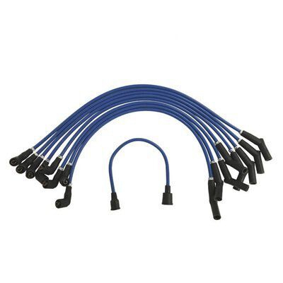 Zündkabelsatz für 289 & 302cui, 8mm, Blau mit Ford Logo