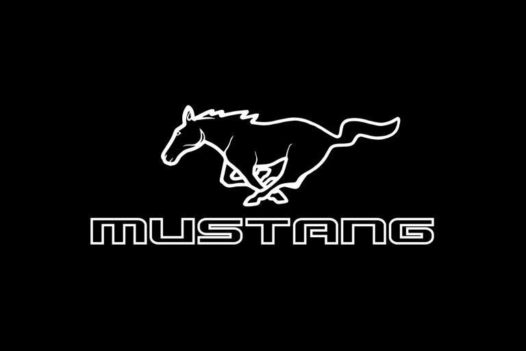 Kotflügelschoner Motorraum mit - Mustang Pony - Logo, 2005-14, Stück Kotflügelschoner Motorraum mit - Mustang Pony - Logo, 2005-14, Stück