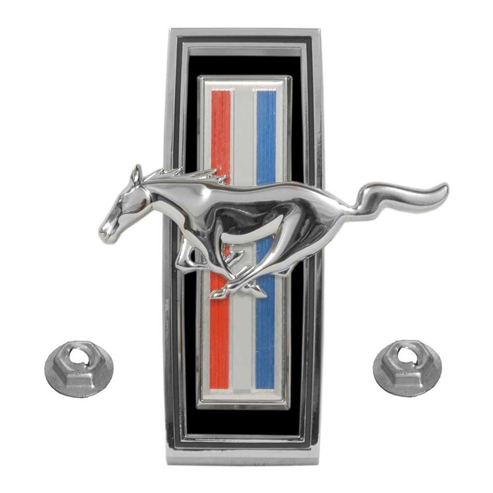 Ornament Mustang im Kühlergrill, 69 Ornament Mustang im Kühlergrill, 69
