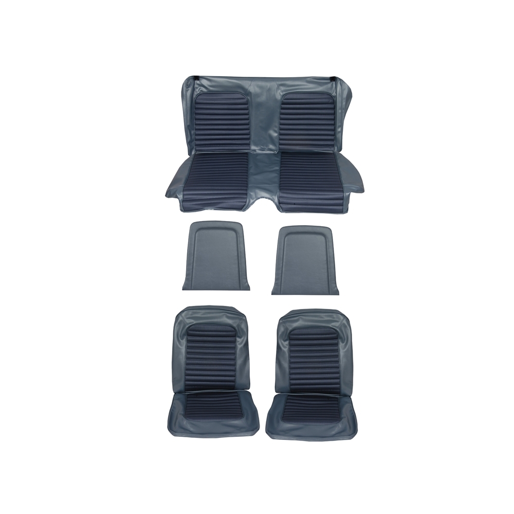 Sitzbezugsatz Standard, 66 Coupe, Blau (Blue)