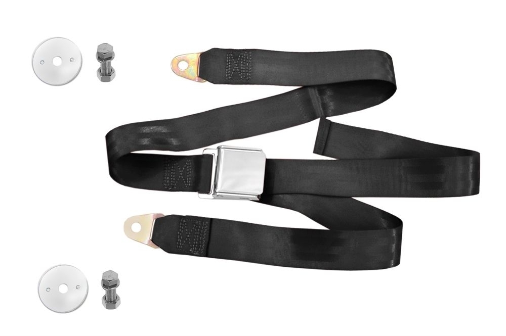 2115f872b84faf8d444b83a8c38f7d9bf44fb656 2-Punkt Sicherheitsgurt, 65-73, Schwarz