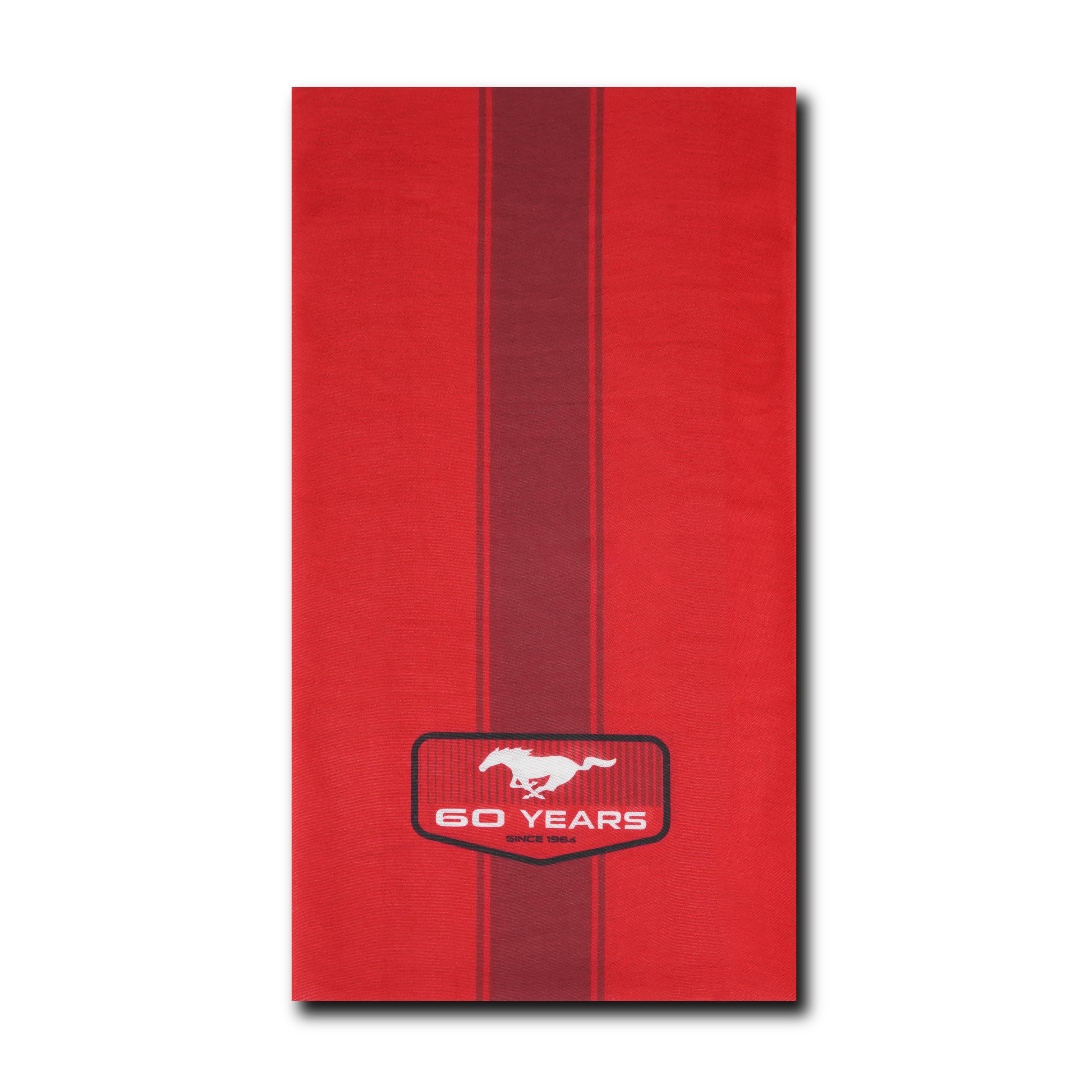 Ford Mustang 60. Years Schlauchtuch rot