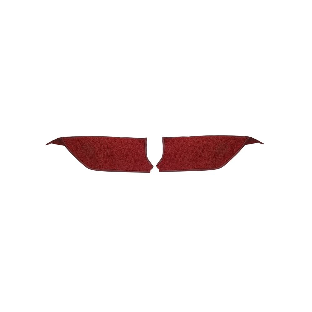 Teppichbezug Fußraumverkleidung, Cabriolet, 65-68, Rot Teppichbezug Fußraumverkleidung, Cabriolet, 65-68, Rot