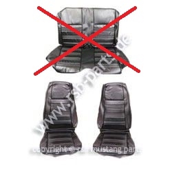 Sitzbezugsatz Standard, 70 Coupe, Schwarz (Black)