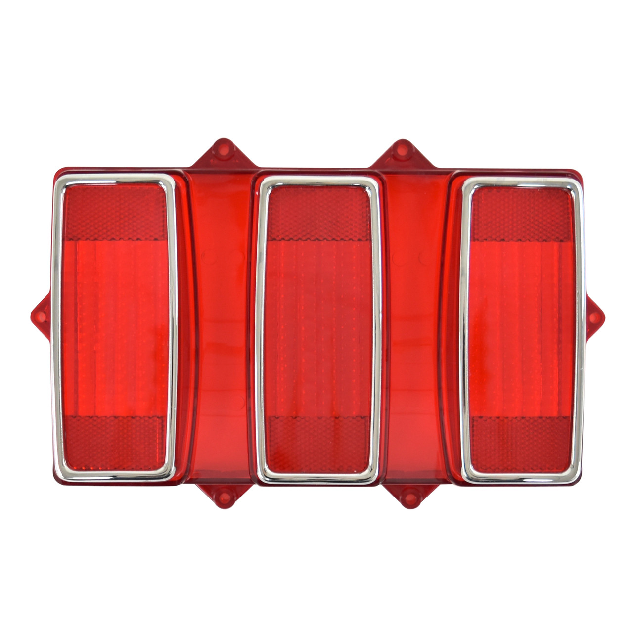 Heckleuchtenglas 69, inkl. Zierrahmen