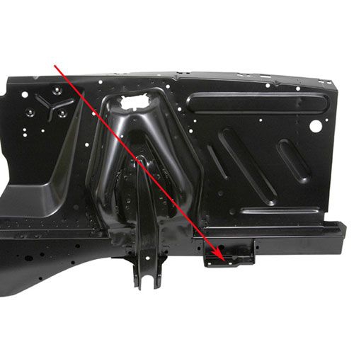 Haltewinkel für Stabilisator am vorderen Rahmen, 65-70, LH Haltewinkel für Stabilisator am vorderen Rahmen, 65-70, LH