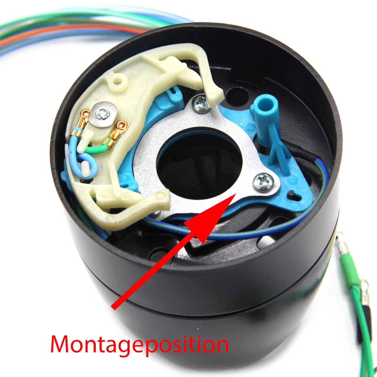 Halteplatte Blinkerschalter - Lenksäule 65-66