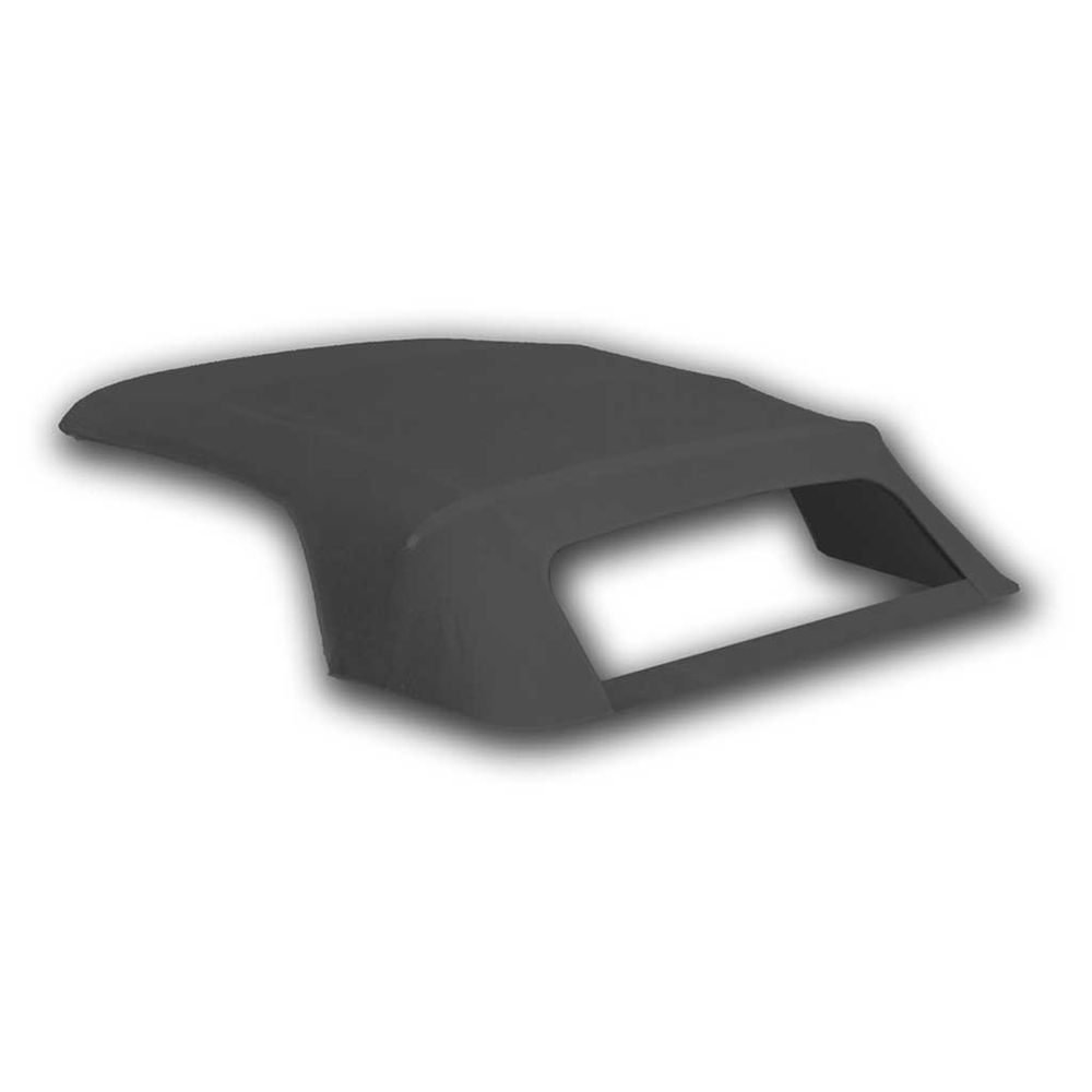 Verdeck Vinyl mit Plastikscheibe, 67-68, schwarz