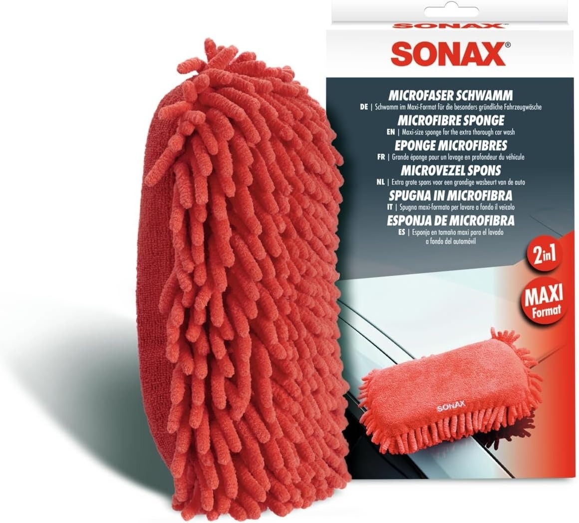 SONAX Microfaser Schwamm für die Autowäsche