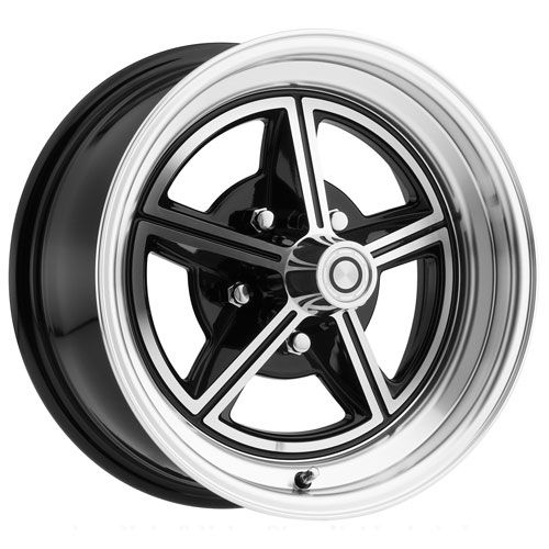 Alufelge, 7x15, "Magstar II" Black mit 5-Loch!
