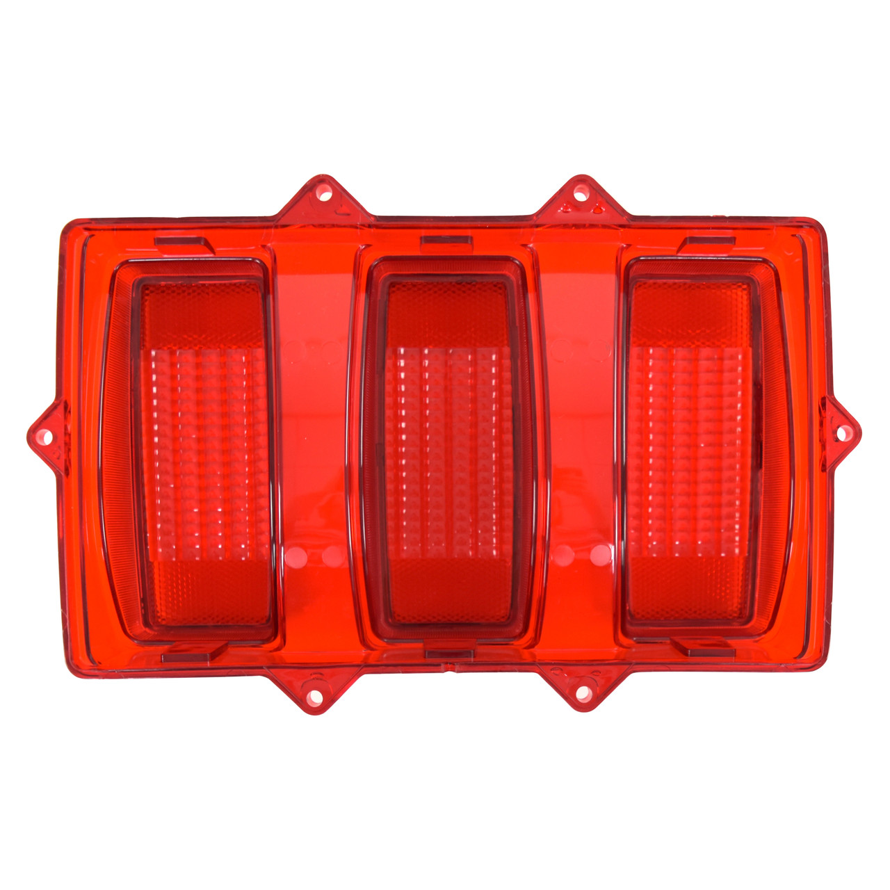 Heckleuchtenglas 69, inkl. Zierrahmen