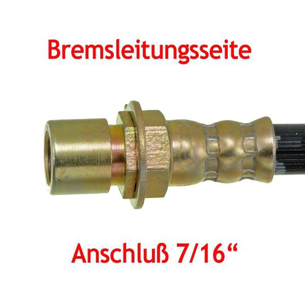 Bremsschlauch vorne, 67-70, Trommelbremse, LH/RH