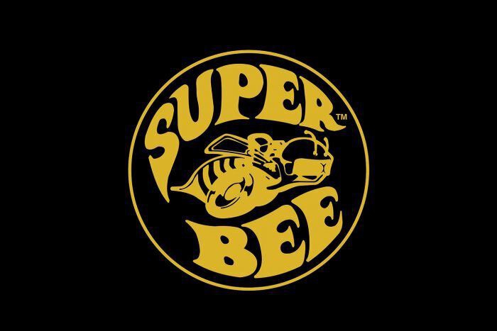 Kotflügelschoner mit - Super Bee - Logo, Stück