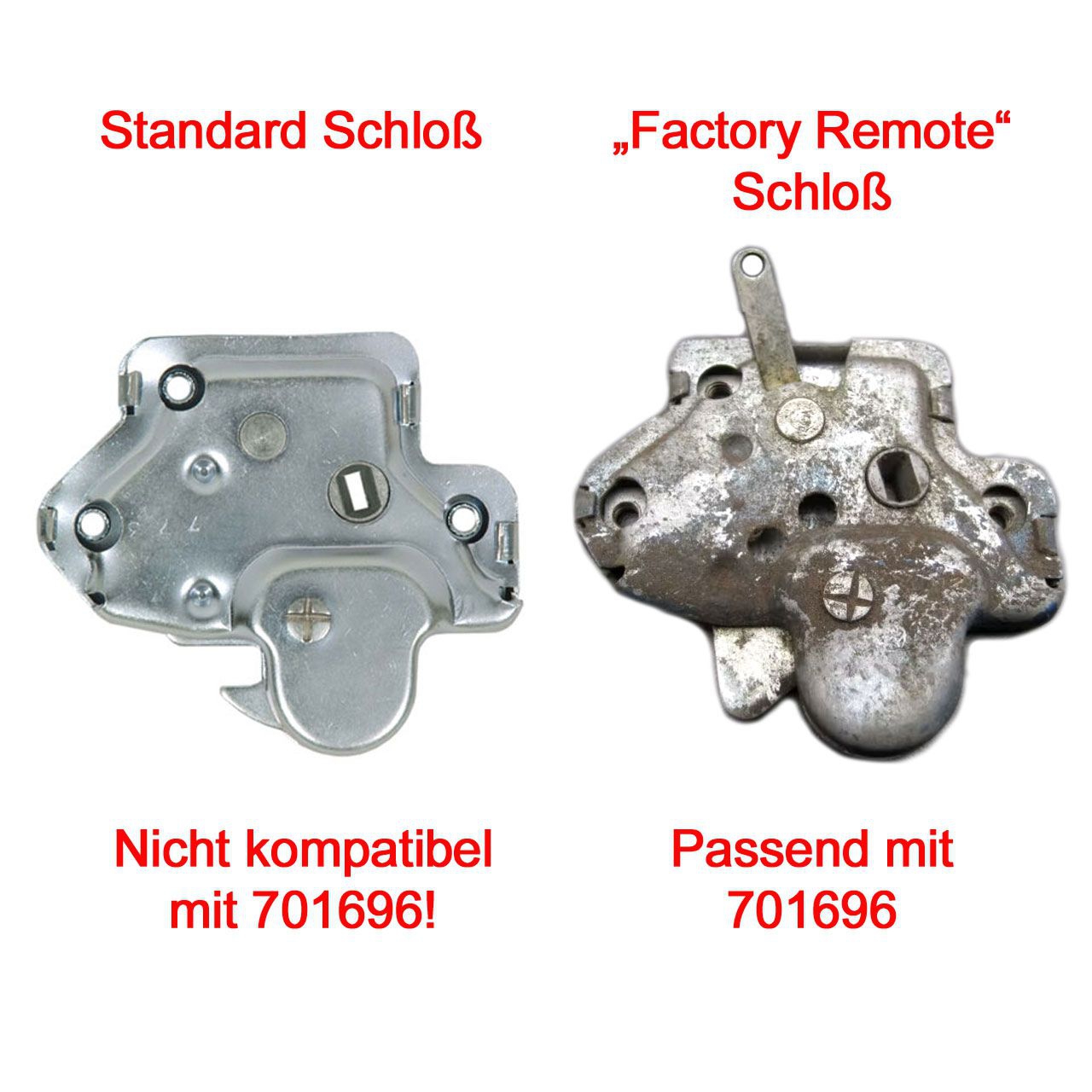 Fernentriegelung für Kofferraumdeckel, 67-70