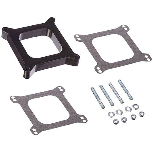 Distanzplatte Kunststoff für 4V-Vergaser, offen, 25,4mm, 65-73 Distanzplatte Kunststoff für 4V-Vergaser, offen, 25,4mm, 65-73