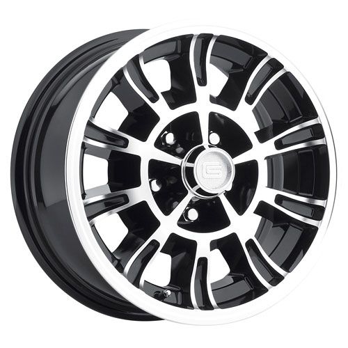 Alufelge, 7x15, "GT6" Black mit 5-Loch! Alufelge, 7x15, "GT6" Black mit 5-Loch!