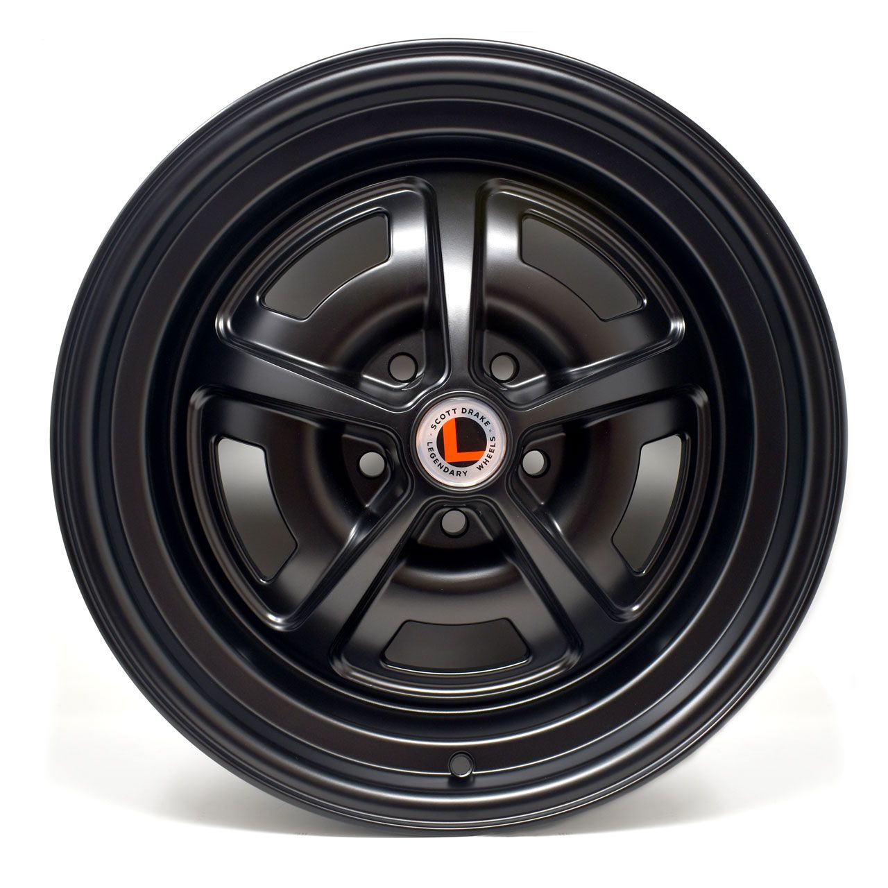 Alufelge, 7x17, "Magnum 500" mit 5-Loch!, Black Stealth Alufelge, 7x17, "Magnum 500" mit 5-Loch!, Black Stealth