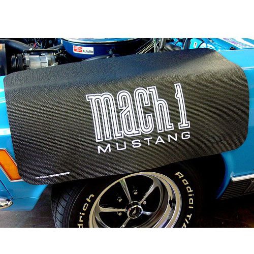 Kotflügelschoner mit - Mustang MACH I - Logo, Stück