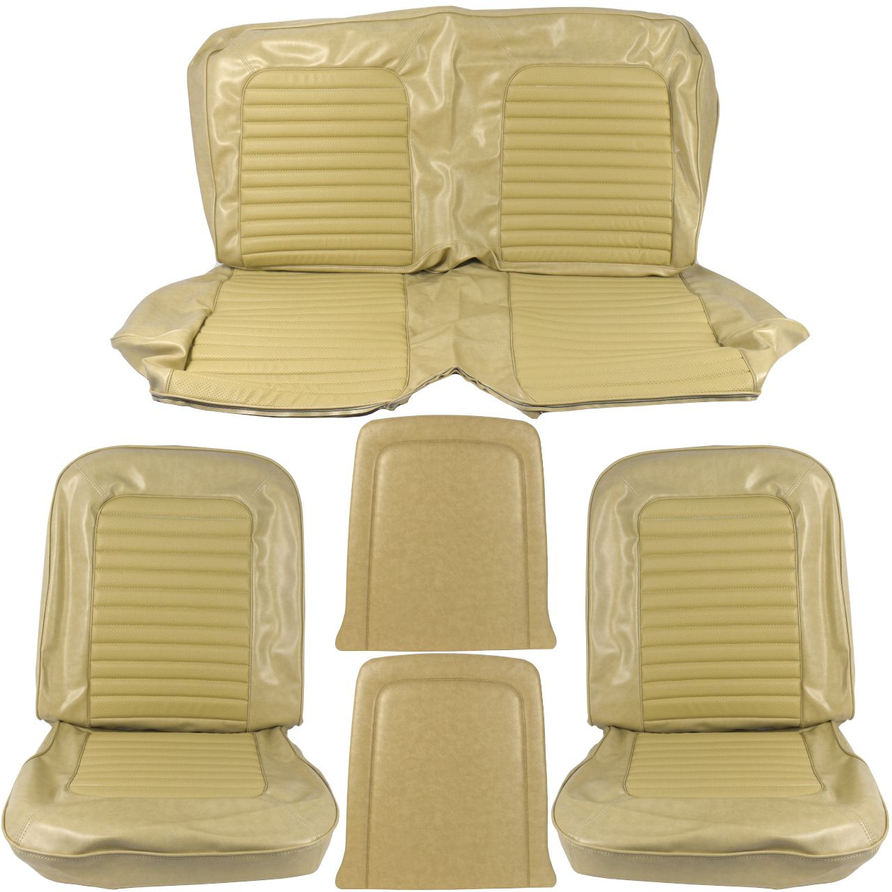 Sitzbezugsatz Standard, 66 Coupe, Beige (Parchment)