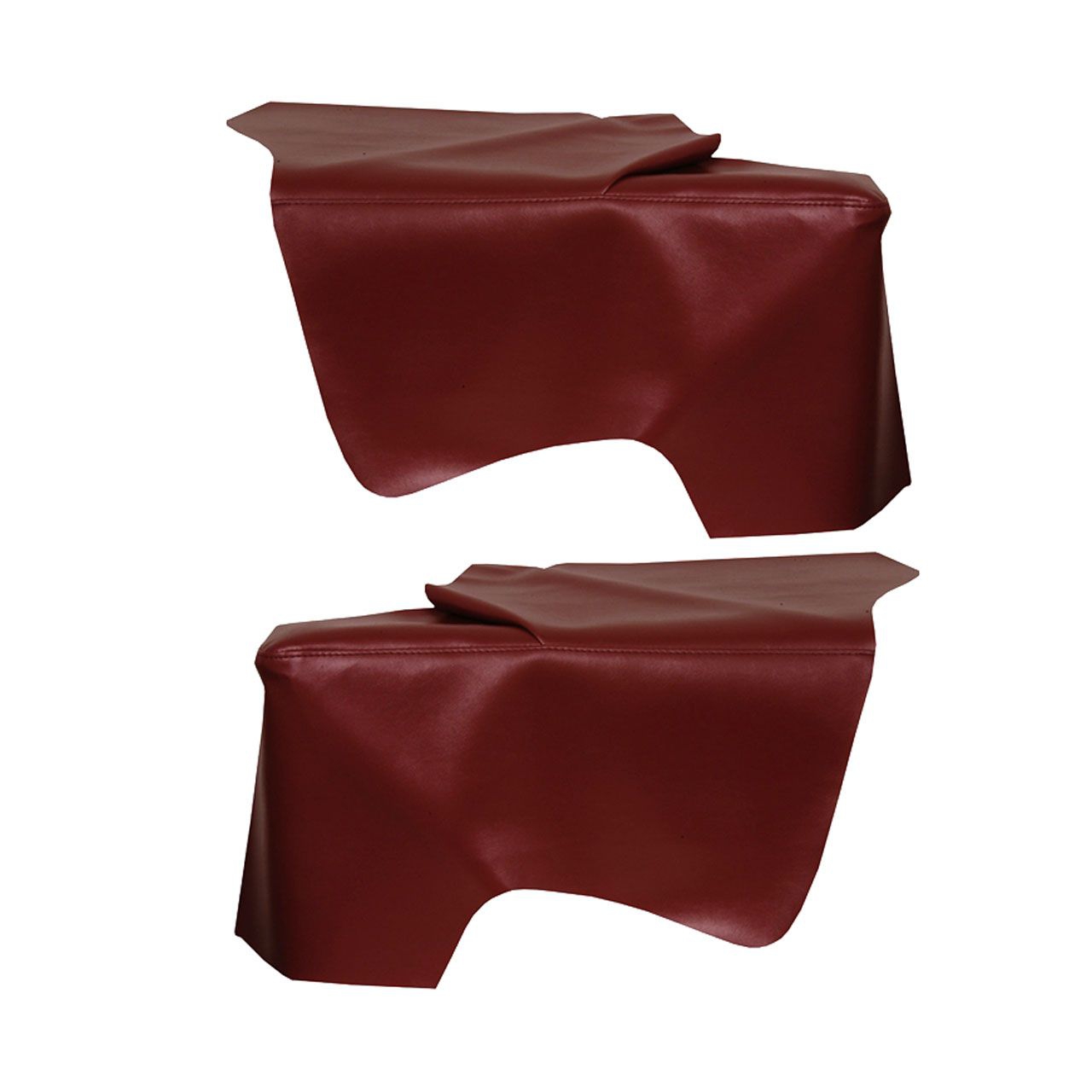 Bezug für Seitenwandverkleidung hinten 66-67 Cabrio, Dunkelrot Bezug für Seitenwandverkleidung hinten 66-67 Cabrio, Dunkelrot