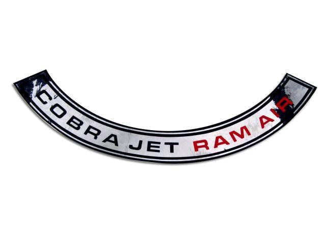 Luftfilteraufkleber, CJ RAM AIR,  69-70 Luftfilteraufkleber, CJ RAM AIR,  69-70