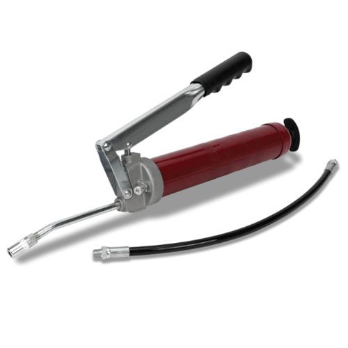 Hebel-Fettpresse mit flexiblem Schlauch Hebel-Fettpresse mit flexiblem Schlauch