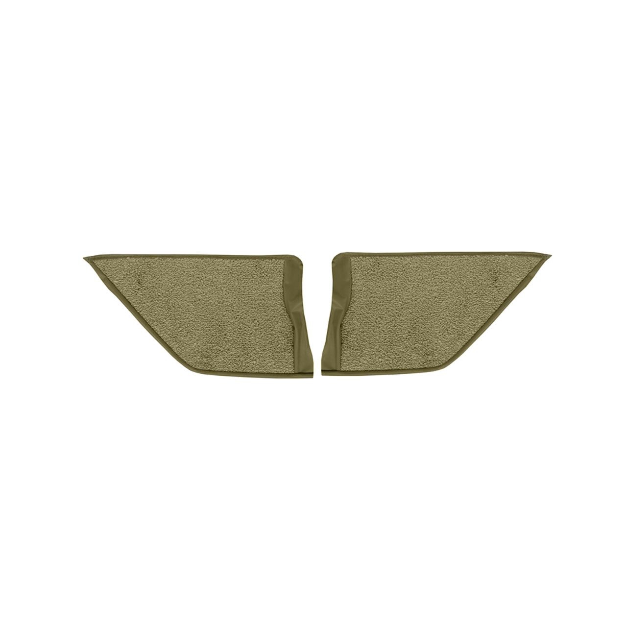 Teppichbezug Fußraumverkleidung, Coupe & Fastback, 65-68, Efeu-Gold Teppichbezug Fußraumverkleidung, Coupe & Fastback, 65-68, Efeu-Gold
