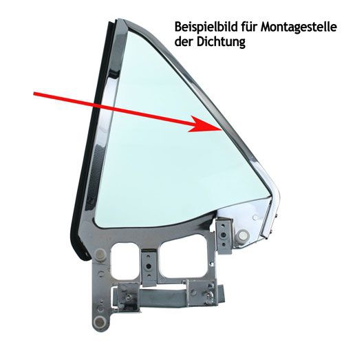 Dichtband Chromrahmen - Dreiecks- & Seitenfenster, 65-68