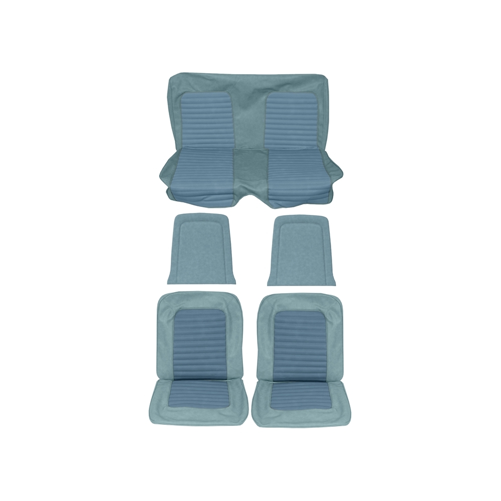 Sitzbezugsatz Standard, 66 Coupe, Türkis (Aqua)