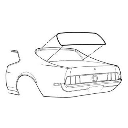 Dichtung Heckscheibe Coupe, 71-73, A-Qualität Dichtung Heckscheibe Coupe, 71-73, A-Qualität