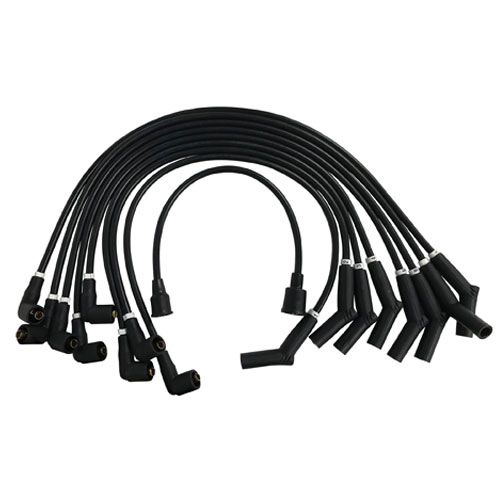 Zündkabelsatz für 289 & 302cui, 8mm, Schwarz mit Ford Logo Zündkabelsatz für 289 & 302cui, 8mm, Schwarz mit Ford Logo